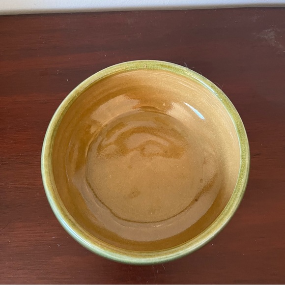 1986 Vintage Pisgah Forest Green Planter Bowl - No Chips - Gorgeous - Picture 5 of 8